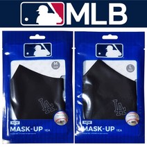 MLB 마스크 LA다저스 패션 면 마스크 중형 대형, L, 1개