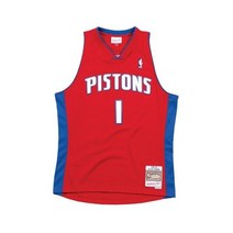 Mitchell Ness Mens NBA 스윙맨 저지 피스톤 08 Allen Iverson