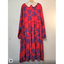 레이스 블루꽃 원피스