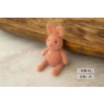 신생아 본아트 토끼 인형 소품 백일 돌 사진 성장 촬영 스냅 셀프 스튜디오 토끼띠 2023, B