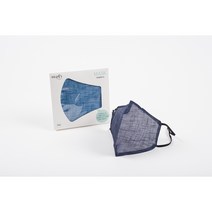 미도규방 4계절 숨쉬기 편한 전통 꽃자수 빨아쓰는 재사용 가능 패션 웨딩 한복 귀편한 3D 모시 마스크, 흰색