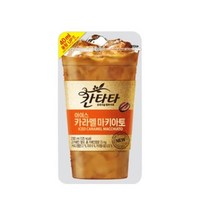 롯데칠성음료 칸타타 아이스 카라멜마키아토 파우치 230ml, 30개