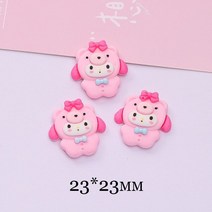 쇼파뒤 카페 인테리어 가게오픈 개업 결혼 선물 노호혼 재물복 10 Pcs 새로운 귀여운 미니 만화 리틀 베어 동물 플랫 다시 수지 카보 숑 스크랩북 Diy 웨딩 헤어핀 액세서리, [04] C