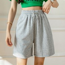 스타일아유 여자 편한 4부반바지 트레이닝 허리밴딩 여름 데일리 홈웨어 헬스 스포츠 마실룩 츄리닝 면 운동복 바지
