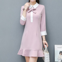 오너클랜 하객룩으로 좋은 밑단프릴 원피스