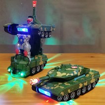 변신로봇 장남감 어린이선물 탱크 로봇 RC카, 단품