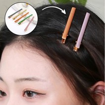 옆머리핀 가벼운집게핀 미니반머리 골프 일자 핀
