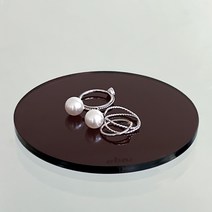 오브누 써클 코스터 아크릴코스터, 딥브라운 (Deep Brown)