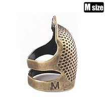 Fenrry 1PC 레트로 손가락 액세서리 수호자 골동품 골무 반지 Handworking 바늘 공예 가구 DIY, 없음, M