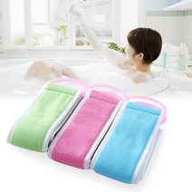 듀얼 등밀이타올 (1P) 등때밀이 떼밀이 때수건 집에서때밀기, 랜덤