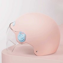 심플한 반모 헬멧 인싸 초경량 풀페이스 오픈페이스, 미바이머디베어-투명하나의크기는모두맞는