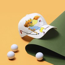 뜨레 프랑스로고 캡모자 골프치는 알바트로스 남녀공용 골프 스포츠 레저 일상 데일리 스트릿패션 브랜드 모자, 화이트