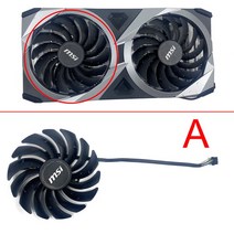 MSI Radeon RX 6700 XT Mech 2X RX6600 RTX3060 3080 VENTUS 95MM 4PIN PLD10010S12HH GPU 그래픽 카드 팬, 01 A
