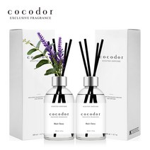 코코도르 화이트라벨 디퓨저 200ml X 2개 + 라벤더스틱2P + 유칼립투스, 001_라벤더/2P+유칼립B, 05_W/양재동꽃시장X2
