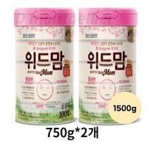파스퇴르 위드맘 100일 제왕 분유, 1500g, 4개