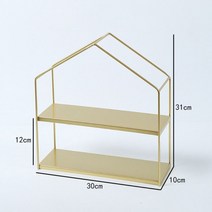 애프터눈티 디저트 트레이 3단 호텔 플레이팅 금장, 1개, J