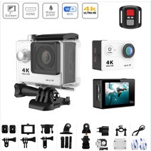 오토바이 바이크 블랙박스 방수 4K 오토바이 DVR 액션 카메라 레코더 대시 캠 다이빙 자전거 헬멧 캠 박, 05 white_01 32G