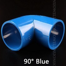 소제구 PVC 파이프 커넥터 I.D 20 ~ 110mm 엘보 물관 조인트 관개 피팅 소켓 어댑터 5 개, [06] 63mm, [03] Blue, 5개