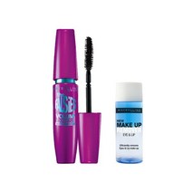 메이블린 뉴욕 폴시 워터프루프 마스카라 블랙 9.2ml+리무버 20ml 세트