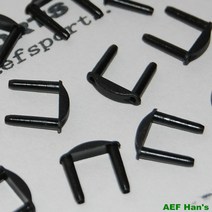 200PCS 배드민턴 라켓 라켓-그로밋-아일렛 2 가지 의 그로밋 답장, [03] black long grommet