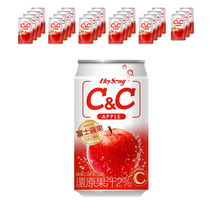 C&C 헤이송 애플 사이다 탄산음료 사과맛 330ml 24개, C&C 사과 24개입X1박스=총수량24개