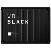 웨스턴디지털 블랙 P10 게임 드라이브 휴대용 5TB 외장하드 (미국정품)