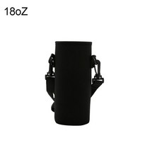 보온병 커버 휴대용 보틀 캐리어 절연 컵 커버 백 홀더 파우치 (스트랩 포함), [03] 18oz