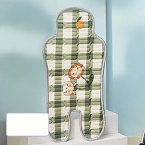Baby Stroller Seat Cushion Newborn Toddler Trolley Mattress Car Print Latex Breathable Pad Accessori, [05] zoo