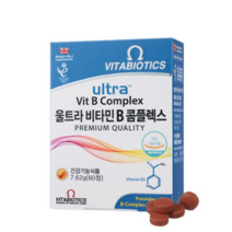 비타바이오틱스 울트라 비타민 B 콤플렉스, 2개, 60정, 2개