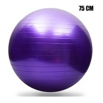 55/65/75/85/95 CM 요가볼 필라테스 피트니스 밸런스 볼 체조 임산부 배달 운동 피트니스 조산 PVC 볼, 본상품, purple 75 CM 옵션