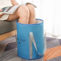 가정용 접이식 이동식 반신 간이 스파 욕조 접이식 발 목욕 가방 업그레이드 두꺼운 5 층 단열 야외 여행, 07 L no lid