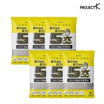 프로젝트케이 5초 고양이 두부모래 오리지널, 8L, 6개