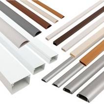 전선몰드 쫄대 케이블정리 사각.고강도.알루미늄.랜덕트 낱개판매, 회색, 알루미늄 몰드, 5호, 1개