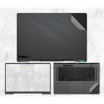 삼성 13인치 파우치 커버 노트북가방 가죽 KH 블랙 매트 스티커 스킨 프로텍터 sus ROG Flow X13 GV301 Zephyrus G14 G401 M16 GU603 G15, Zephyrus G15 GA503QR, Transparent Matte