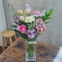 꽃정기배송 생화꽃택배 1회체험꽃가능 화훼농가 꽃경매출고 꽃다발 꽃은 언제나 옳다., 꽃+선물포장