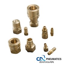 다용도 공압용 황동 원터치 커플러 카플러 퀵커플러 유압호스 부품 QUICK COUPLER, TSP-TS(TSP 08TS), 1개