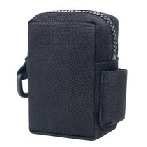 캠핑을위한 야외 Molle 어깨 끈 파우치 방수 EDC 여행 도구 허리 가방 캠핑 하이킹 사냥 군용 파우치, 검은 색