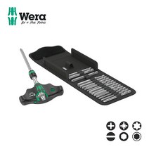 WERA 베라 T핸들 라쳇드라이버 비트세트 KK400 RA SET 1 05023471