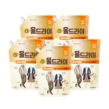 테크 울드라이 세제 리필, 1.3L, 5개