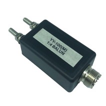 Metal 1:4 Balun 3- HF 아마추어 무선 다이폴 안테나용 보호 100W, 금속, 검은 색