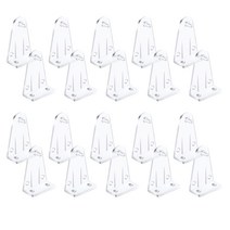 10pcs 고정 괄호 안고 맑은 플라스틱 블라인드 하단 레일 홀더 클립 2 인치 가로 블라인드 창 음영
