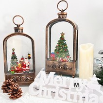 크리스마스 아치형 랜턴 워터볼 오르골, 썰매산타