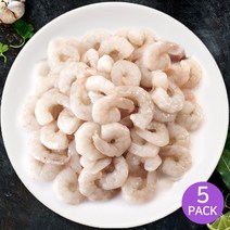 [마칸] 생새우살 깐새우 1kg 특대 200g x 5팩 팩당 15~25마리