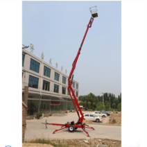 이동식 고정 트레일러 고가 작업대 승강기 작업차 굴곡 사다리, B.10m 하중 200kg 작업대 + 1개