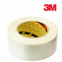 3M 필라멘트 테이프 50mm 마스킹 MOPP 이사박스 철강제품 실테이프 파이프