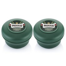 Proraso 이탈리아 프로라소 그린 면도용 비누 리프레싱 150ml 2팩
