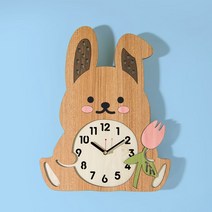 ++티앤북++키즈룸인테리어 캐릭터벽시계 어린이 아이방꾸미기 우드 아이 원목+++, +++_단일상품+++