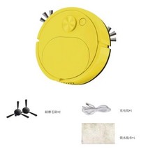 샤오미-청소 로봇 완전 자동 가정용 미니 청소기 USB 충전 지능형 진공청소기 바닥 걸레, YELLOW, 03 YELLOW