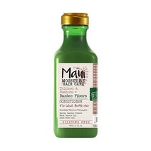 Maui Moisture Thicken & Restore + 대나무 섬유 강화 컨디셔너 전환이나 자연스러운 모발을 부드럽게 하고 부서지기 쉬운 모발을 재생시킵니다. 비건 실리콘
