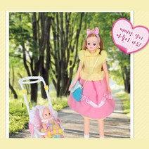 동생 놀이 미미 유모차 나들이 장난감 소꿉놀이 3세 인형유모차 3세여아 유모차놀이